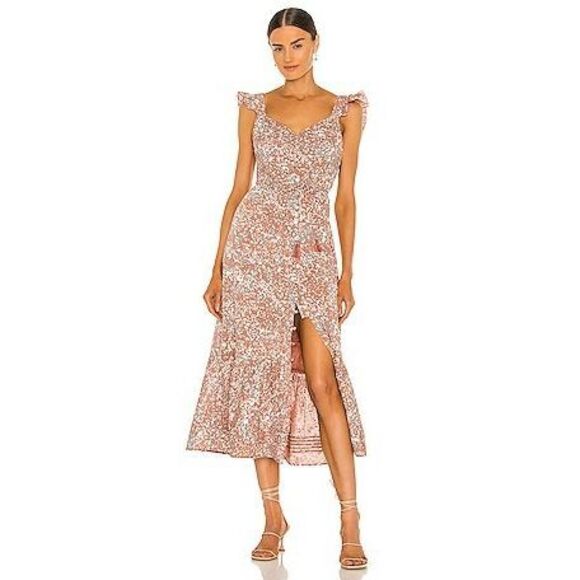 CLEOBELLA Sophia Midi Dress in Marled Print Size S - Picture 1 of 7